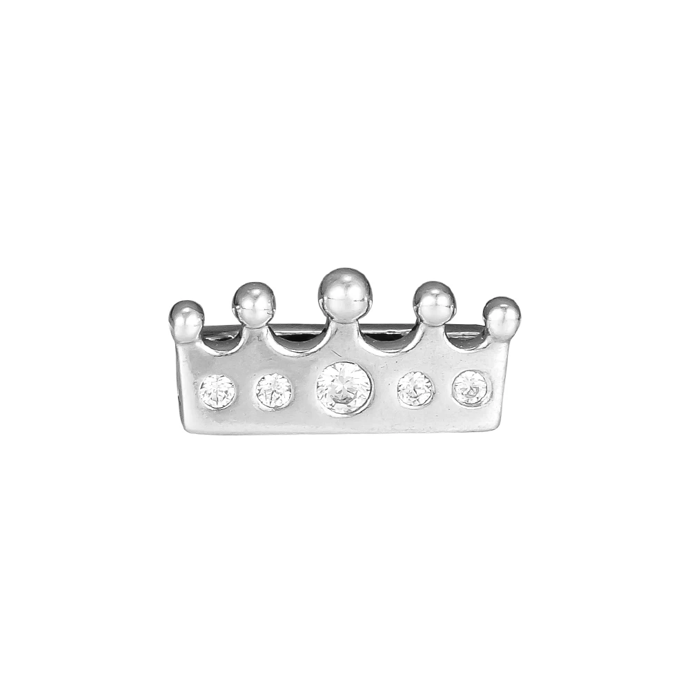 

Fit Pandora Reflexions Bracelet DIY Beads Silver Crown Clip Charm 100% 925 Sterling Silver Jewelry for Women Gift CKK PC062