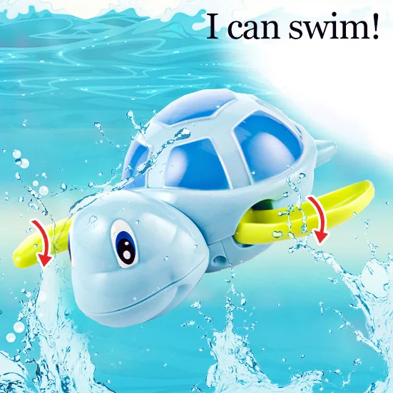 Baby bath bathing swim clockwork toy turtle toys for children small