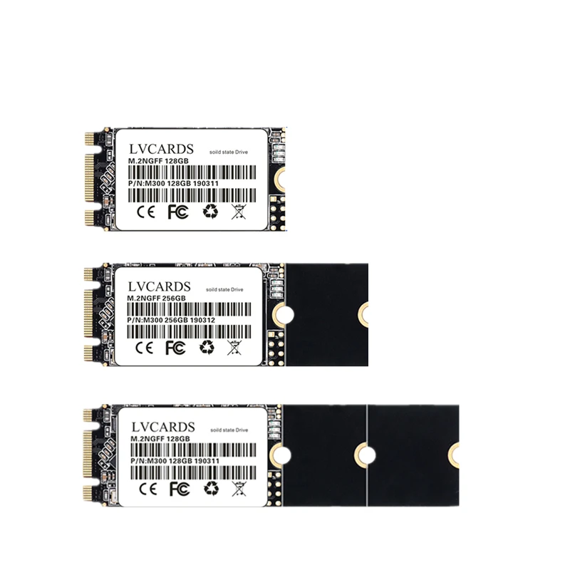 LVCARDS m.2 ssd 128gb 256gb 512gb SSD M2 SATA NGFF 1 ТБ 2 ТБ HDD 2242 mm 2260mm 2280 mm disco duro ssd для ноутбуков