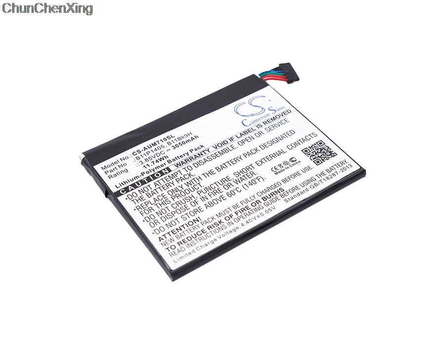 Аккумулятор Cameron Sino 3050mAh B11Bk9H B11P1405 для Asus K01A ME170CX ME7000C ME70CX MeMO Pad 7 ME70CX|Батареи