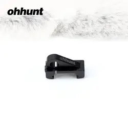 Ohhunt антабка крюк Крепление черный Алюминий для тактический винтовка 20 мм Вивер Пикатинни Принадлежности для оружия