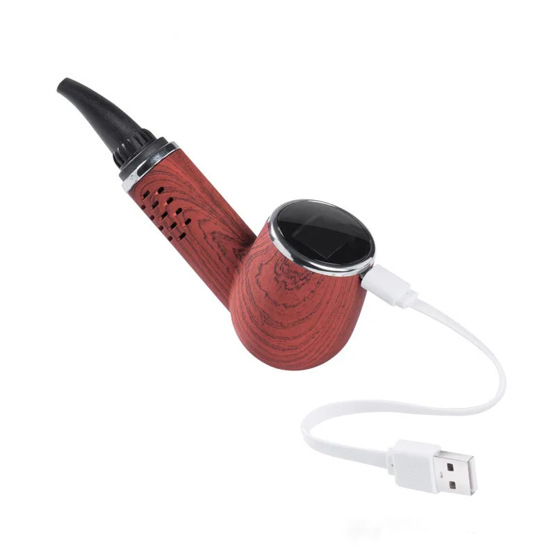PipeVape набор для травяного испарителя Oled дисплей 18650 батарея трубка курения табака