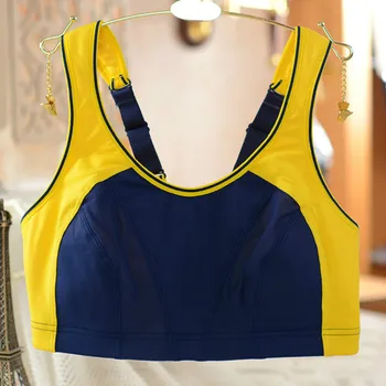 

bra Professional high-strength vest-like shock underwear no steel ring ultra-thin section of the large size cup cup bra