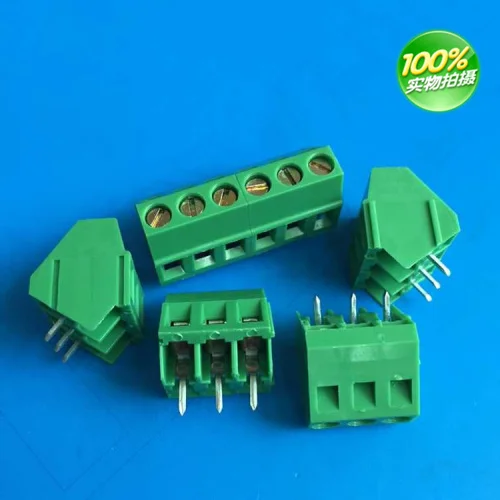 

100pcs KF103-5.0 Screw type PCB Terminal Blocks Connector 5.00mm 2P 3P Combinable