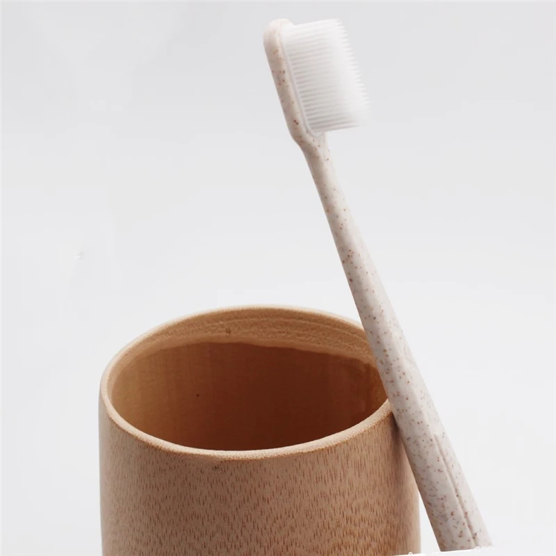 Нано-щетка для зубной щетки в японском стиле Tandenborstel из мягкого бамбукового угля для домашнего ухода за полостью рта двойная ультра мягкая зубная щетка цвета хаки es