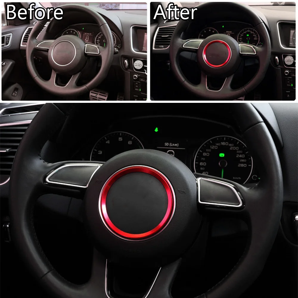 a4 b4 a3 b5 Cromo las molduras ventilación para audi a1