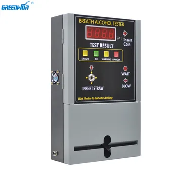 

coin operated alcohol tester/breathalyzer machine share alcohol meter/tester/ detector bar /restaurant /hotel in russia AT-819