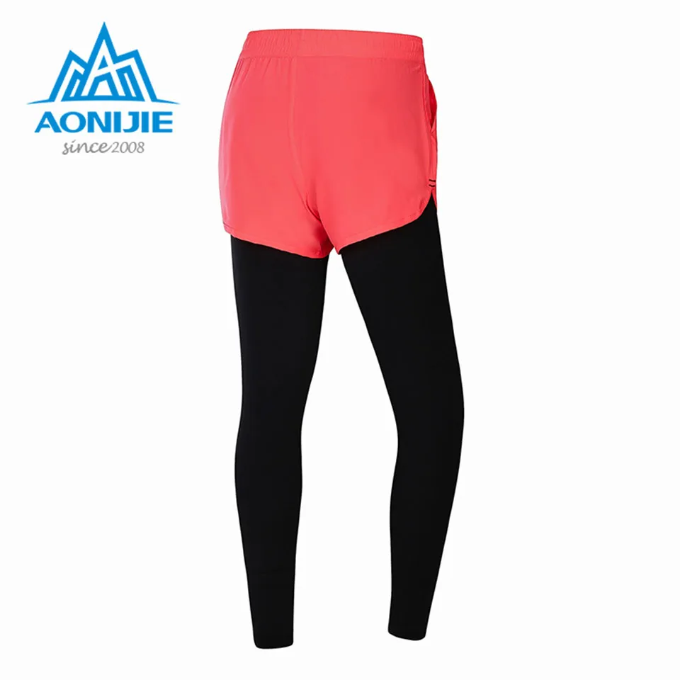 AONIJIE frauen Laufhose Sport Sport Schnell Trocknend Atmungsaktive Radfahren Gym Übung Strumpfhosen Jogging Training Hosen