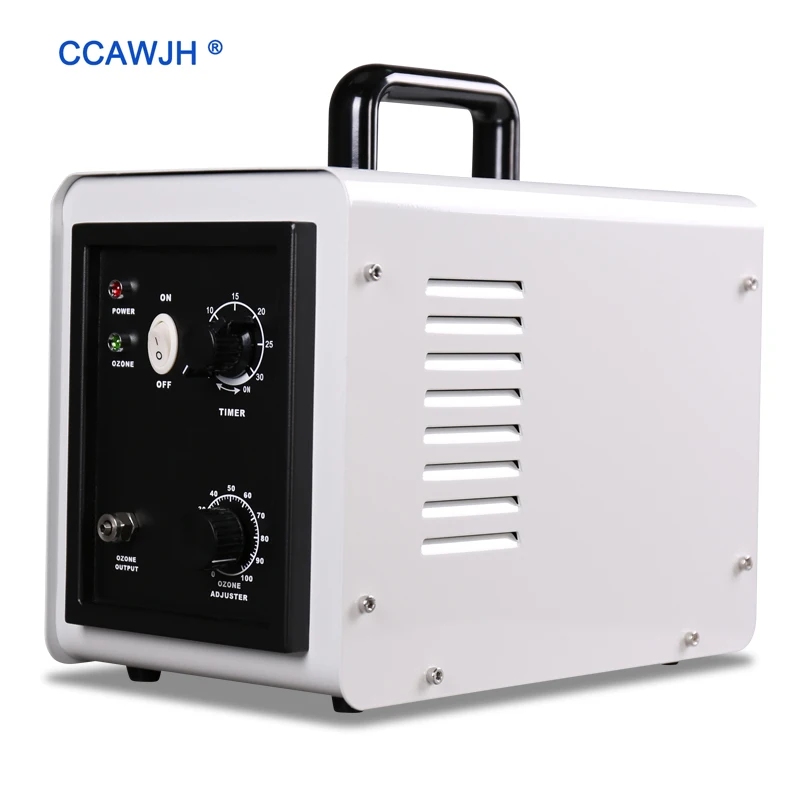 

5g Ozone Machine Ozone Generator Water Ozonator Sterilizer Ozone Air Deodorizer Keep Fruit Fresh with Timer 0.5-5G Adjustable