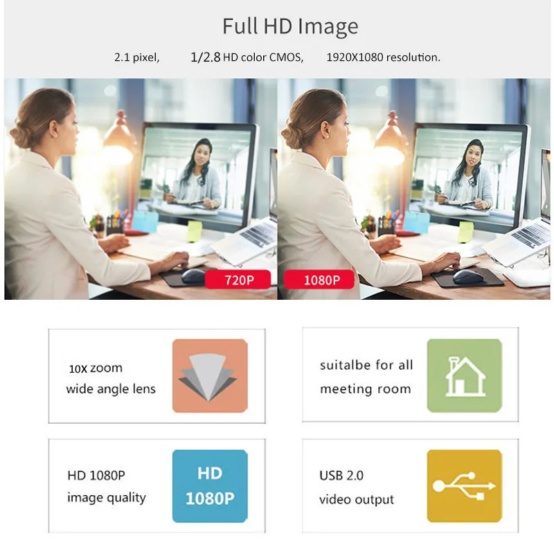 Tenveo VHD102U 10x التكبير 1080 p كاميرا فيديو ptz للمؤتمرات USB كامل HD كاميرا H.264 ل تيلي-التعليم تيلي الطب جمهرة غرفة