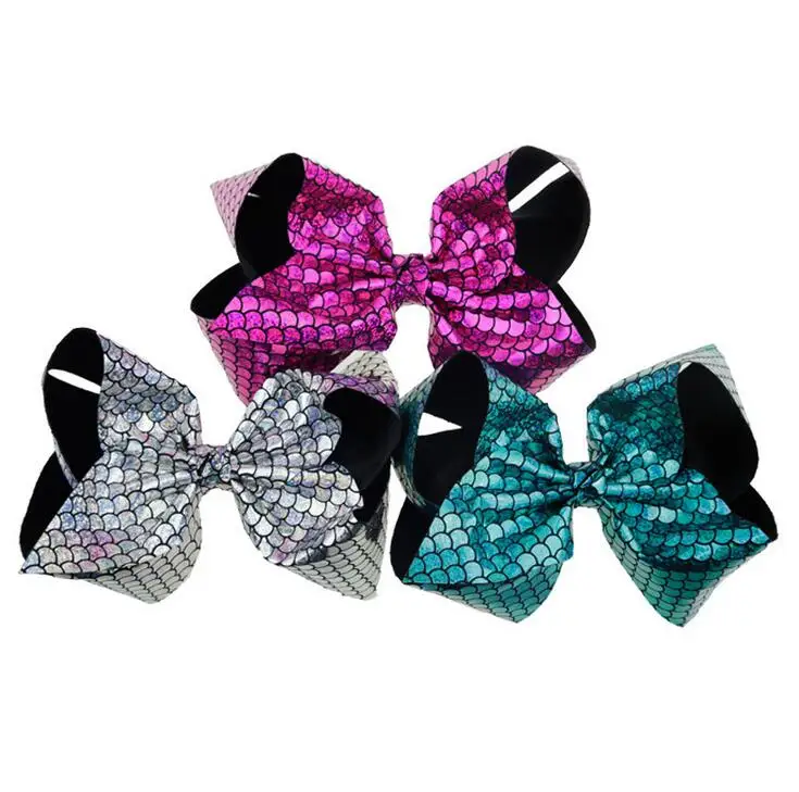 Mermaid ribbon bow