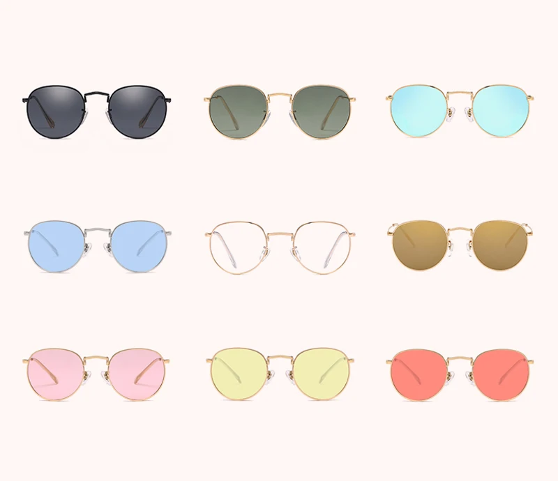 Men Retro Sunglasses Metal detail (2)