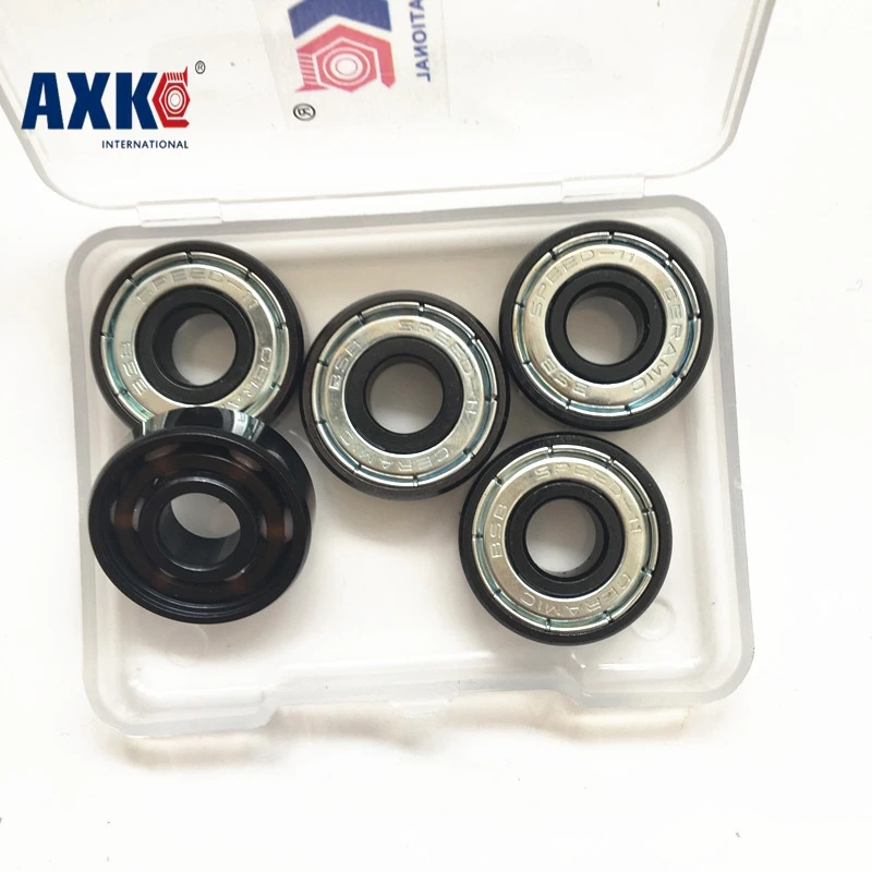 bearing 608 zro2 Ceramic hybrid Ball Bearing 608 Slalom freestyle skateboard wheel High Speed Skate Freeline Skate parts bearing 608 zro2 Ceramic hybrid Ball Bearing 608 Slalom freestyle skateboard wheel High Speed Skate Freeline Skate parts
