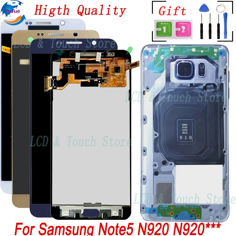 

5.7 Inch Higth Qulity LCD For SAMSUNG Galaxy Note5 N9200 SM-N920 N920C N920 LCD Display Touch Screen Digitizer Replacement part