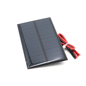 

Polycrystalline Solar Panel 6V 1Watt with 30cm extend cable DIY Battery Charger Module Mini Solar Cell wire toy