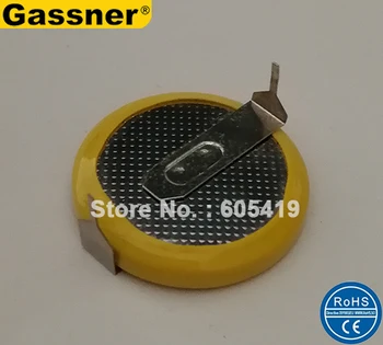 

Fresh Welded pins CR2032 Button Battery with solder tabs, Horizontal & Through hole Type for PCB Game player (CR2032-T14)