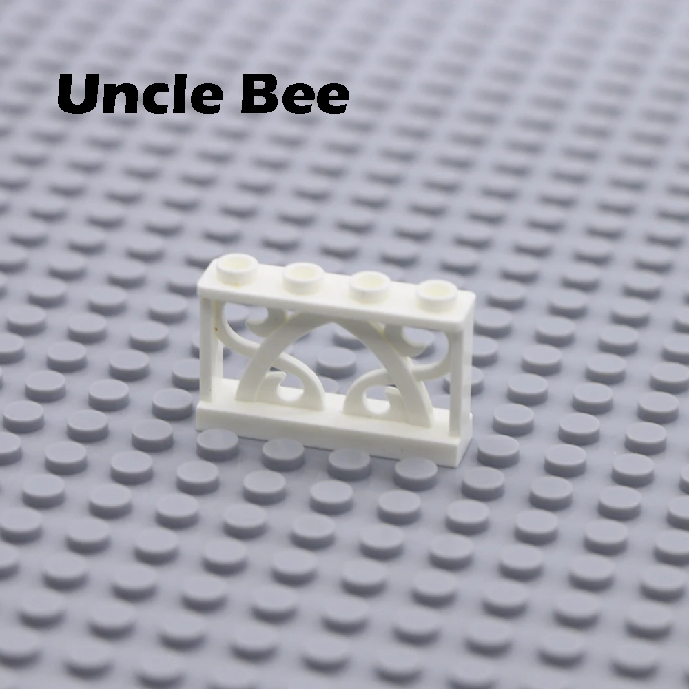 City Fence Building Blocks Street View House Garden Barrier DIY Assemble Particles MOC Bricks Toys Compatible LegoINGlys Friends (5)