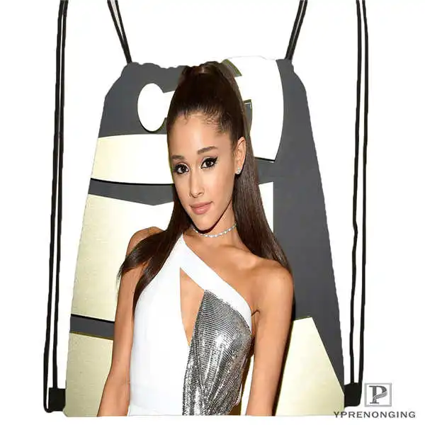 Custom Ariana-Grande походная сумка на шнурке Cute Daypack Kids Satchel(черная спина) 31x40 cm#180611-03-114 - Цвет: Drawstring Backpack