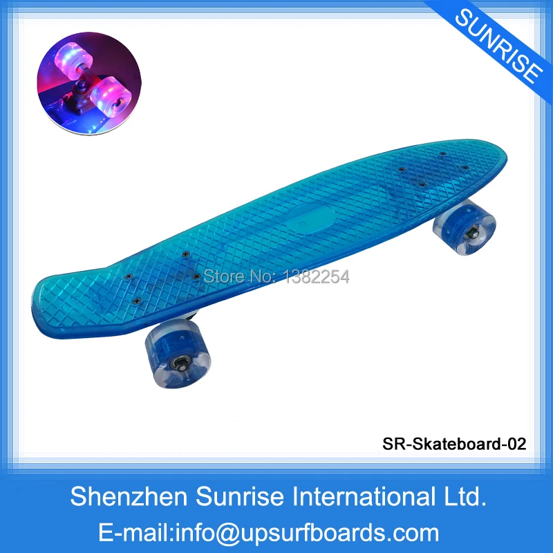 Skateboard Blue High Quality Skate Longboardin Skate Board from Sports