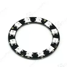 12 канальный WS2812 5050 RGB светодиодный круглый свет Встроенная полноцветная Плата развития для