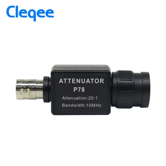 Cleqee P78 20:1 Signal Attenuator 10MHz Bandwidth Oscilloscope Accessories BNC Adapter Oscilloscopio HT201 Upgrade Version | Инструменты