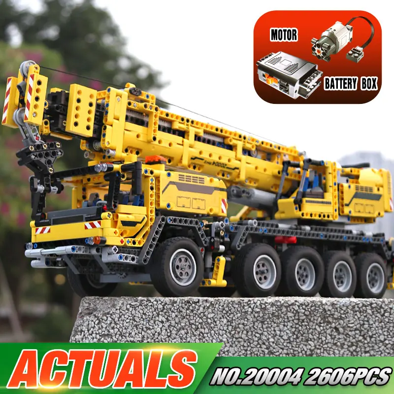 

DHL 20004 Legoing Technic Series Compatible With Legoings 42009 Crane MK II Motor Function Building Blocks Bricks Kids Toys