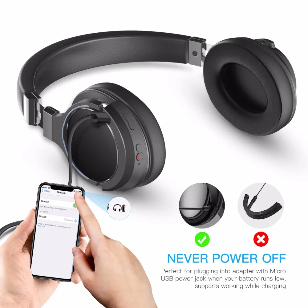 MSR7 Bluetooth адаптер беспроводной Bluetooth приемник для Audio-Technica MSR7 наушники Поддержка iOS и Android