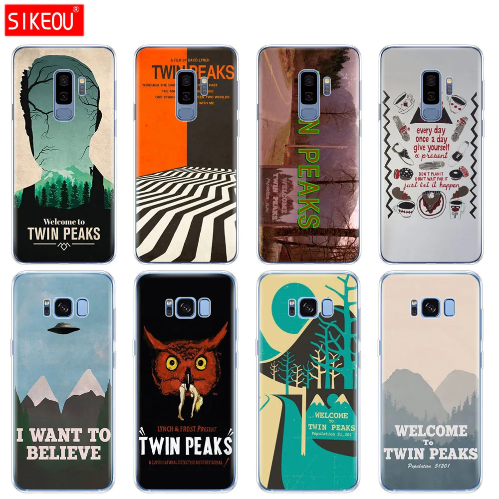 

silicone case for Samsung Galaxy S9 S8 S7 S6 edge S5 S4 S3 PLUS phone cover Welcome To Twin Peaks