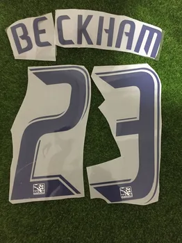 

Major League Soccer #23 Beckham Nameset Mls Printing Heat Transfer Soccer Patch