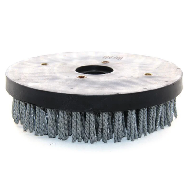 RIJILEI 8inch Steel Round Antique Abrasive Brush Steel Antique Polishing Wheel Round Cleaning Brushes for Granite YG09B RIJILEI 8inch Steel Round Antique Abrasive Brush Steel Antique Polishing Wheel Round Cleaning Brushes for Granite YG09B