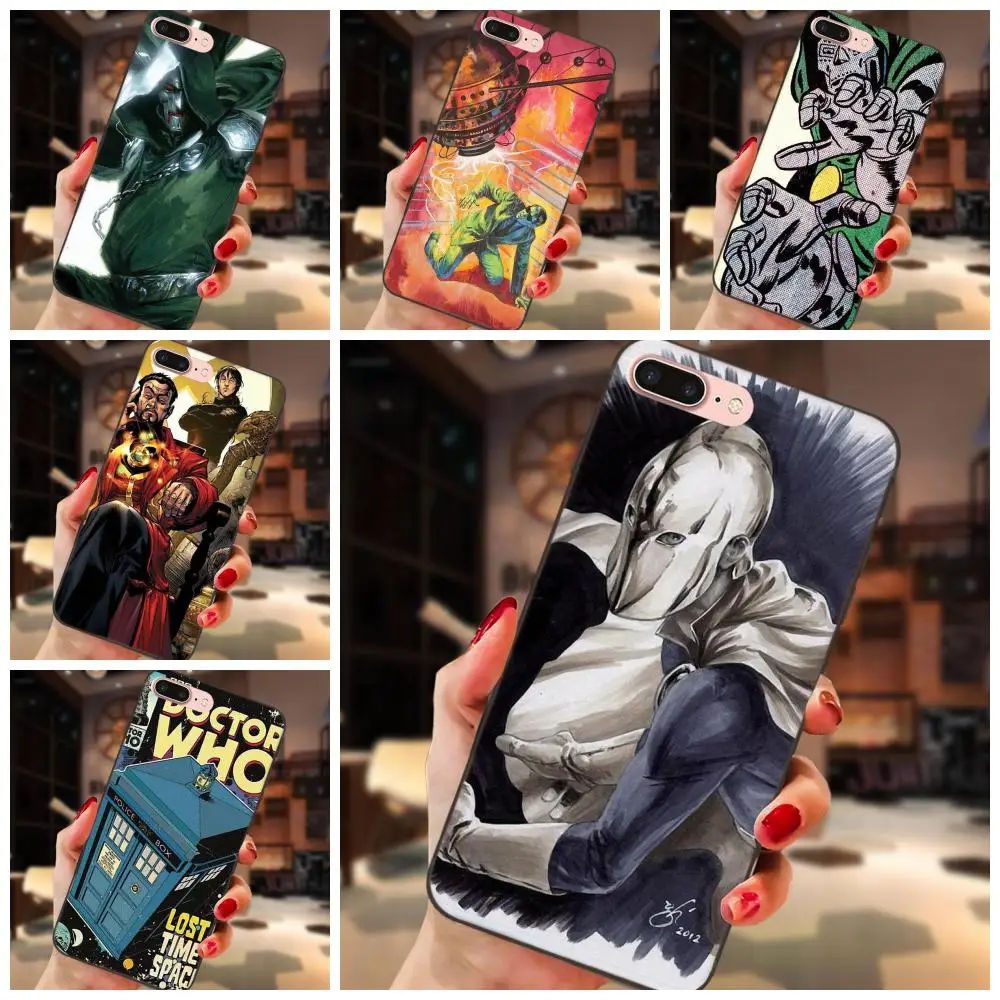 

For Huawei Honor 5A 6A 6C 7A 7C 7X 8A 8C 8X 9 10 P8 P9 P10 P20 P30 Mini Lite Plus TPU Cell Bags New Retro Doctor Who Comic Book