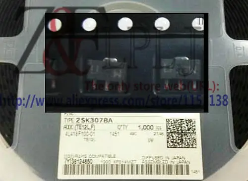 

2SK3078A marking: UW 2SK3078 SOT89 new original 10pcs/lot
