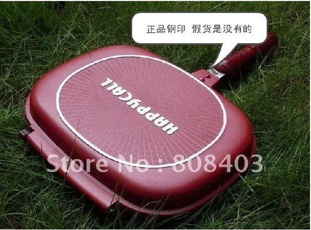 Hot saling! Happycall Happy Call Double Pan Fry pan Non-stick Side Grill Free Shipping | Дом и сад