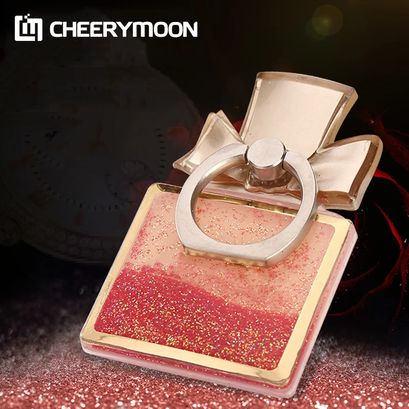 CHEERYMOON Perfume Bottle Luxury Phone Finger Ring Holder Stand Mobile Phone For iPhone 7 Samsung S8 Plus Smartphone Bracket CHEERYMOON Perfume Bottle Luxury Phone Finger Ring Holder Stand Mobile Phone For iPhone 7 Samsung S8 Plus Smartphone Bracket