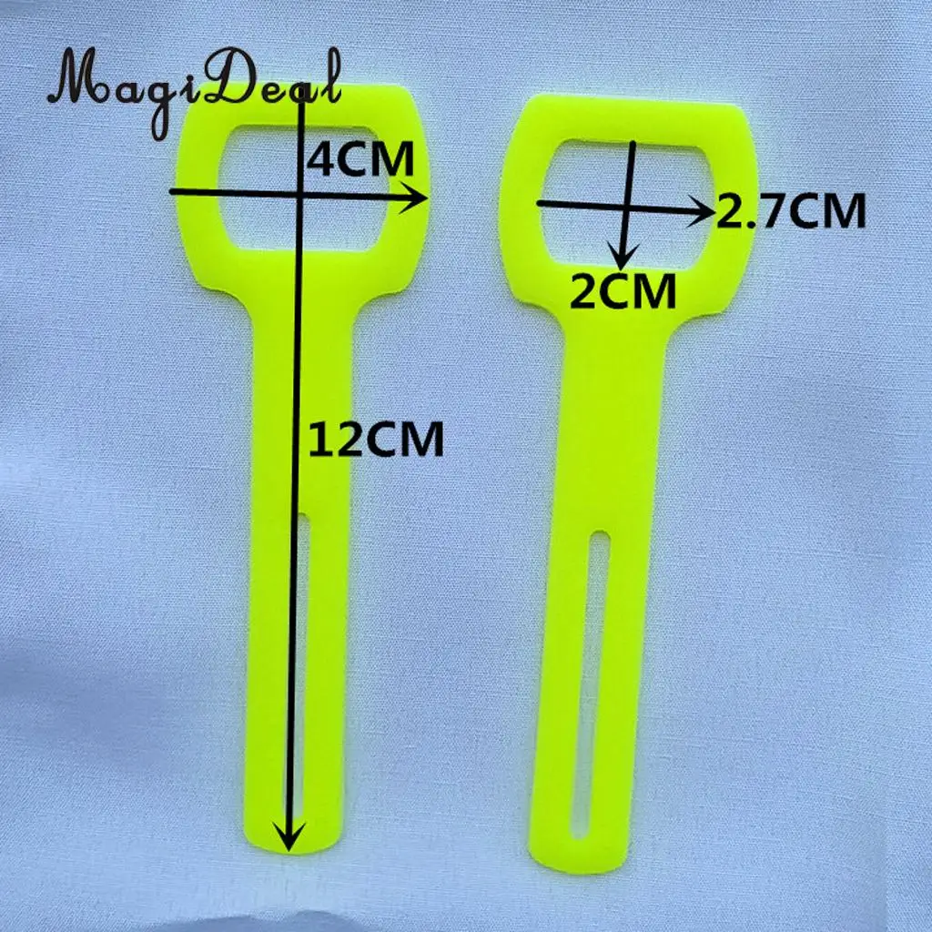 MagiDeal 2 Pieces Scuba Diving Silicone Rubber Regulator Octopus Holder Straps for Snorkeling Technical Diving Freediving Access