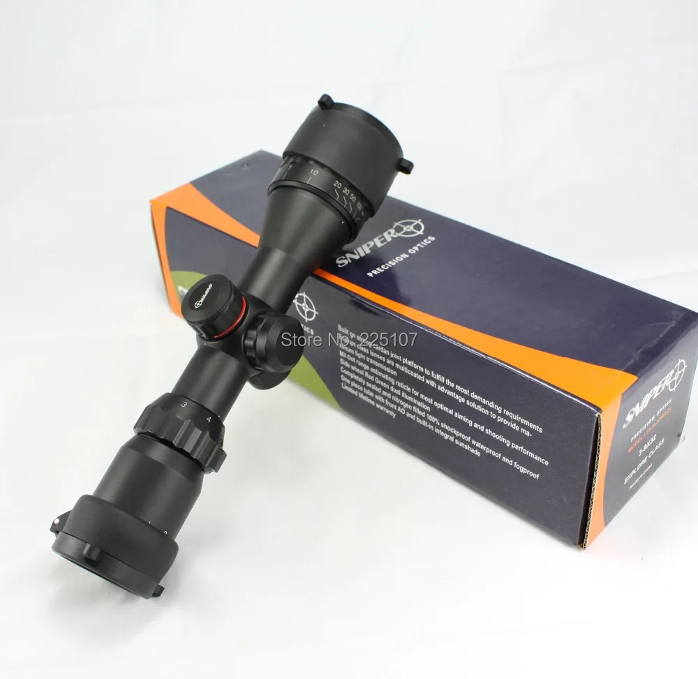 

SNIPER 3-9X32AOL Mil Dot Air Rifle Gun Sniper Deer  night vision Hunting Scope Telescopic Sight Riflescope with 11mm rail mount