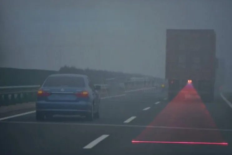 Car Anti-collision Laser Fog Light Auto Anti-fog Parking Stop Braking Signal Indicators Motorcycle LED Warning Light Car-Styling Car Anti-collision Laser Fog Light Auto Anti-fog Parking Stop Braking Signal Indicators Motorcycle LED Warning Light Car-Styling