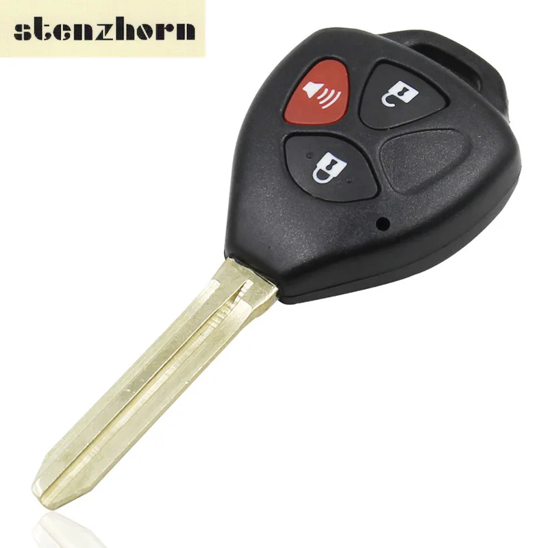 Stenzhorn Uncut Blade 3 Buttons Remote Key Blank Cover Car Keys Fob