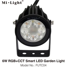Mi светильник FUTC04 6 Вт RGB+ CCT умный светодиодный светильник для сада AC 100 в 220 В для наружного ландшафтного украшения Поддержка Wi-Fi/2,4G пульт дистанционного управления