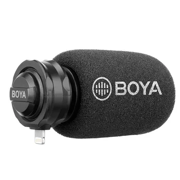 

BOYA DM-200 Digital Stereo Mobile Microphone for iPhone Xs Max Xr X 8 7 Plus Condenser Record Microphone for Interview Recording