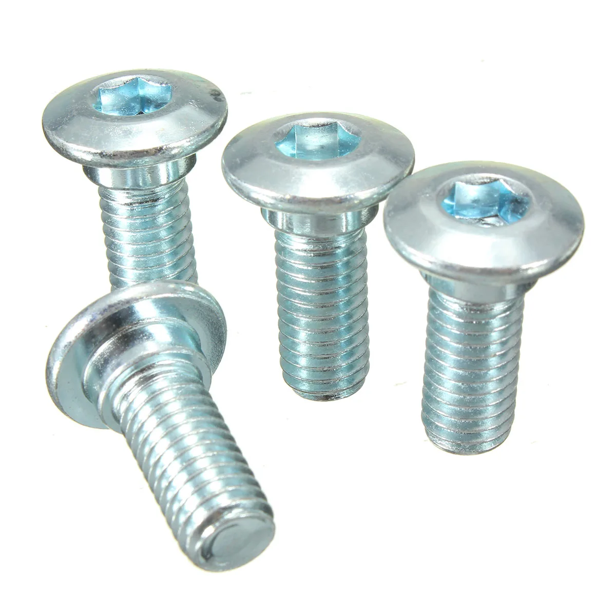 

4pcs/lot Screws Silver 22mm M8 Bolt Titanium Motorcycle Motor Motorbike Rear Brake Rotor Disc Hub Screws