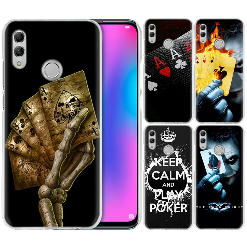 

Poker Joker Harley Case for Huawei Honor 8X Y9 9 10 Lite Play 7C 8C 8S 8A 7S 7A Pro V20 20i Y6 Y7 Y5 2019 Hard PC Phone Cover