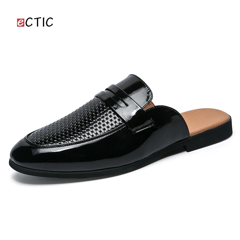 mens backless slip on shoes