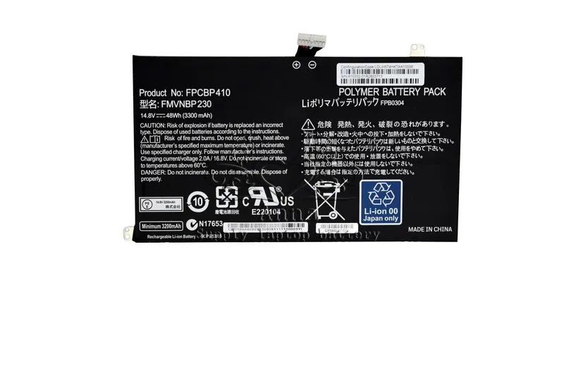 JIGU FMVNBP230 FPB0304 FPCBP410 Original Laptop Battery For FUJITSU For LIFEBOOK U554 U574 UH554 UH