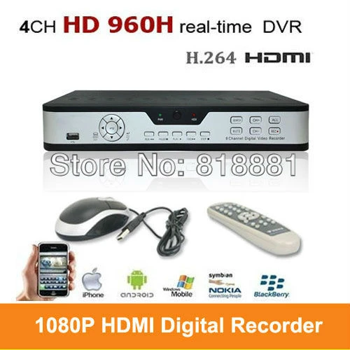 Raysharp 4ch 8ch D1 960h Surveillance Cctv Dvr Recorder Hdmi Vga 1080p