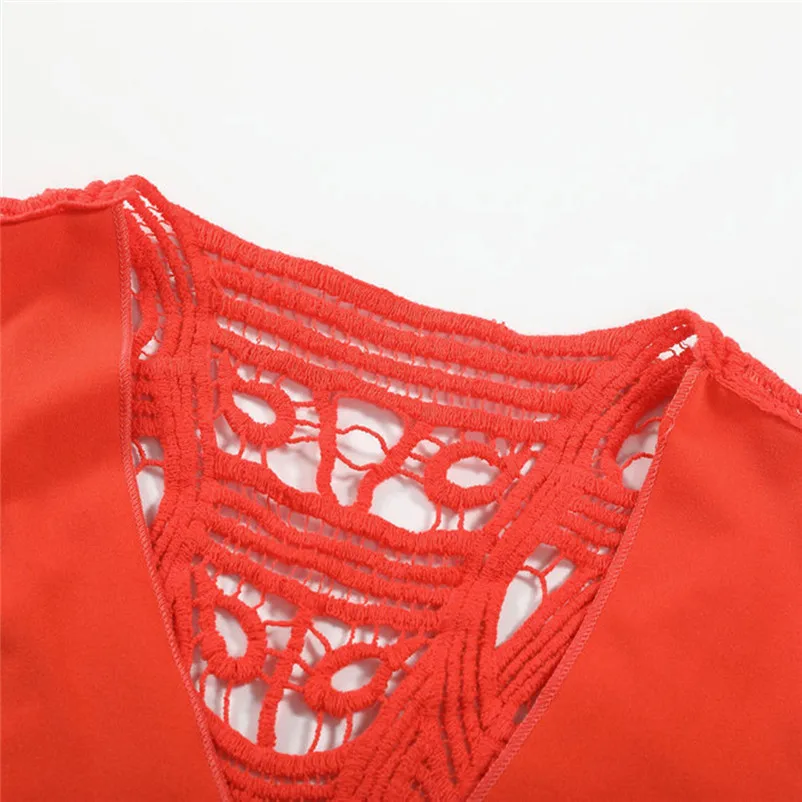 2018 summer jumpsuit woman Sexy Solid Strapless Lace Bandage Ruffled V-Neck Short Pants Playsuit pantaloni siamesi A16#N (4)