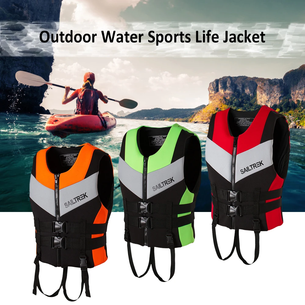 

2019 New Life Jacket Watersports Adult Fishing Kayaking Boating Swimming Drifting Safety Life Vest Water Sport Safety Man Jacket