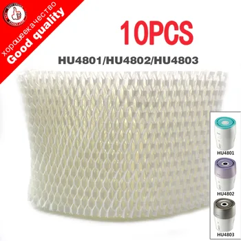 10pcs replacement HU4102 humidifier filters,Filter bacteria and scale for Philips HU4801 HU4802 HU4803 Humidifier Parts 10pcs replacement filters usb humidifier cotton sliver stick cup air humidifier replacement filters high quality