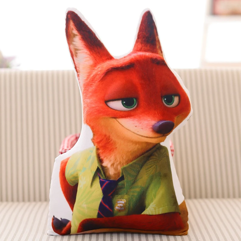 1 шт. Zootopia лиса Ник Вайлд Зайка Джуди хопс плюшевая подушка мягкая Музыкальная