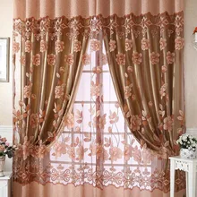 A31 2,5*1 Mt Pfingstrose Voile Vorhang Zimmer Fenster Tüll Sheer Vorhang Volant Lila VBE72 T15 0,3